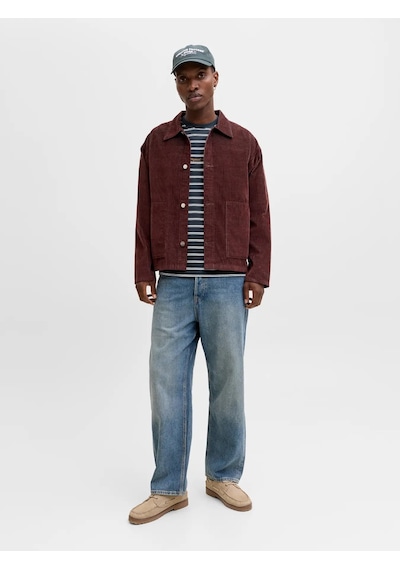 Jack & Jones Jack&jones Jornorrebro Stripe Tee Erkek T-shirt 12291021 Lacivert