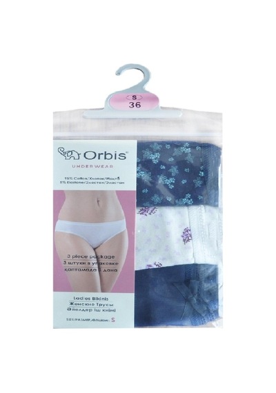 Orbis Kadın Desenli Asortili 3'Lü Külot 3135