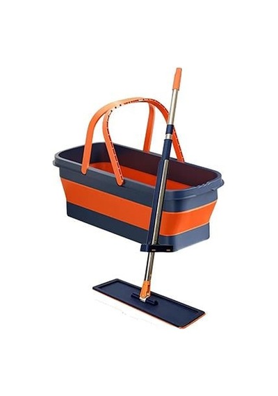 Sogut Metal Saplı Katlanır Kovalı Mop Set