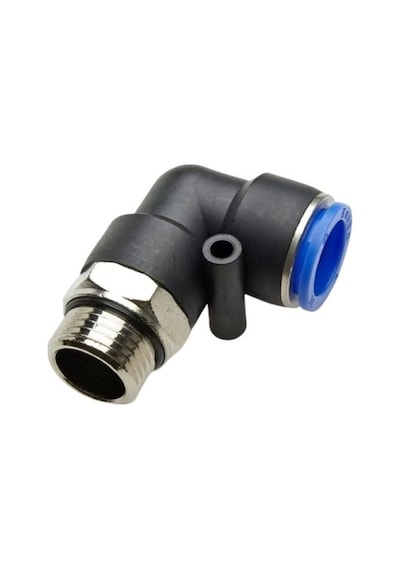 M5 - 4 Mm Pnömatik Dirsek Bağlantı