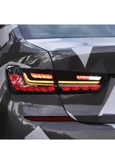 BMW 3 Serisi İçin Uyumlu G20 Dragon Led Stop Takımı Kırmızı