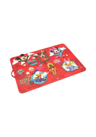 Lisanslı Mickey Mouse Amerikan Servisi - Minnie Mouse Amerikan Servis - Çocuk Yemek Altlığı