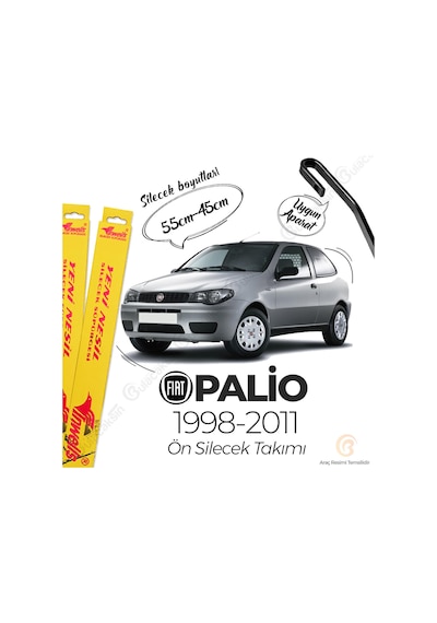 Fiat Palio Muz Silecek Takımı 1998-2011 İnwells