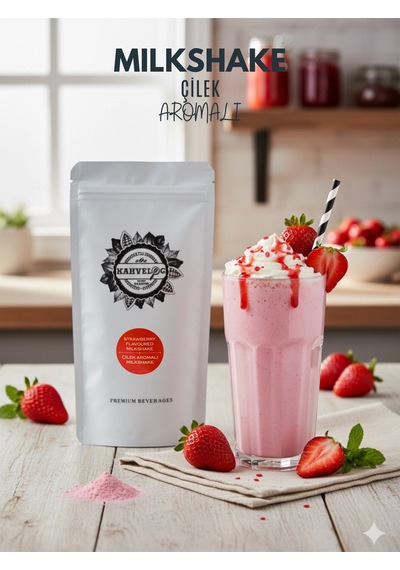 Milkshake Çilek Aromalı 1000gr 1 KG
