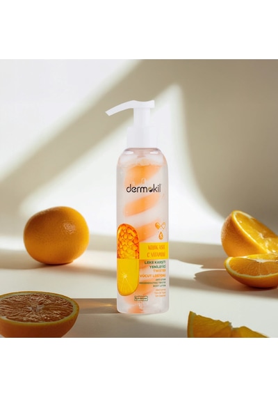 Dermokil Kojik Asit C Vitamini Leke Karşıtı Ve Yenileyici Twister Vücut Losyonu 200 Ml