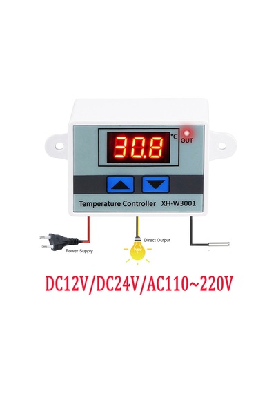 Dijital Sıcaklık Kontrol Termostatı 12v