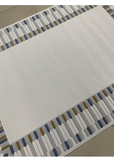 Bünyan Halı Twist Lt506 Gri Mavi Serisi Oturma Salon Yatak Çocuk Odası Halısı Gri - Mavi