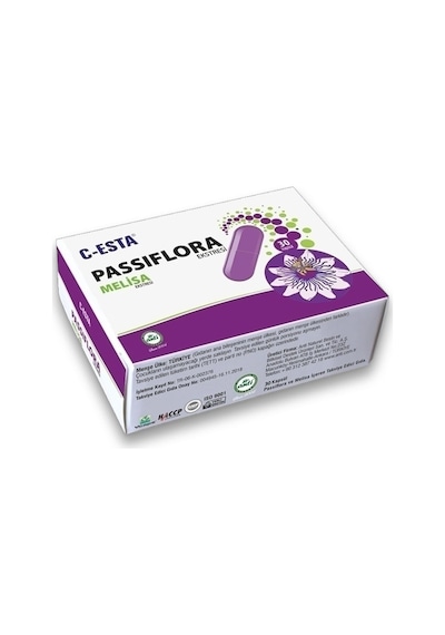 C-Esta Passiflora & Melisa Eki 30 Kapsül x 2 Adet C-Esta Passiflora & Melisa Eki 30 Kapsül x 2 Adet