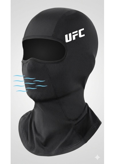 Flex Premium Ufc Reflektörlü Siyah Kar Maskesi Model 204 Balaklava Balaclava Motorsiklet Scooter Bisiklet Spor