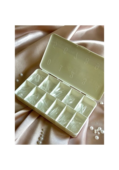 Misyul Premium Soft Gel Tips Yeni Nesil Medium Stiletto Protez Tırnak Seti 550 Adet