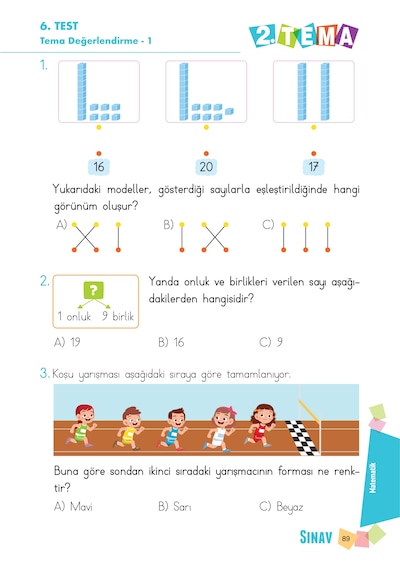 Sınav Yayınları 1. Sınıf Tüm Dersler Soru Bankası