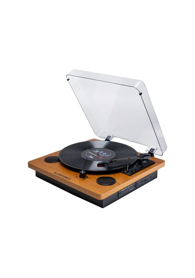 Soprano Ahşap Pikap Plak Çalar Retro Bluetooth Usb Sd Kart Aux Dahili Hoparlör Diğer