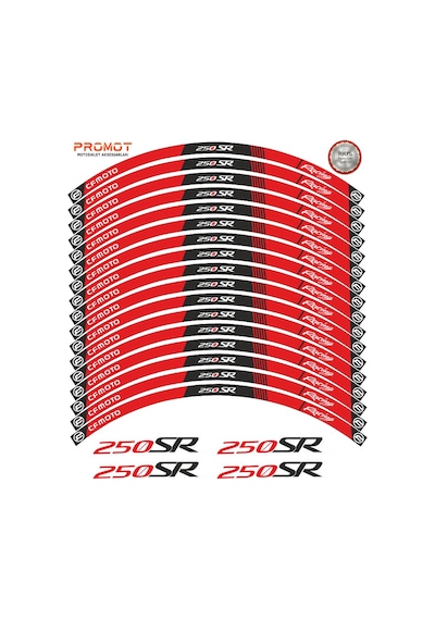 Motosiklet Jant Şeridi Cf Moto 250 Sr 2 Nötr