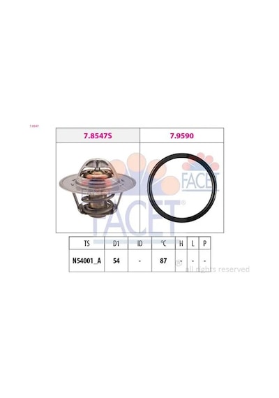 Vw Passat B5 Termostat 1.8 1997-2000 Adr Apt Arg Facet 78547