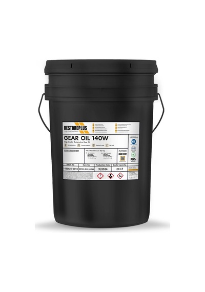 Restoreplus Gear Oil 140W Otomotiv Için Güçlü Dişli Koruması 20 L
