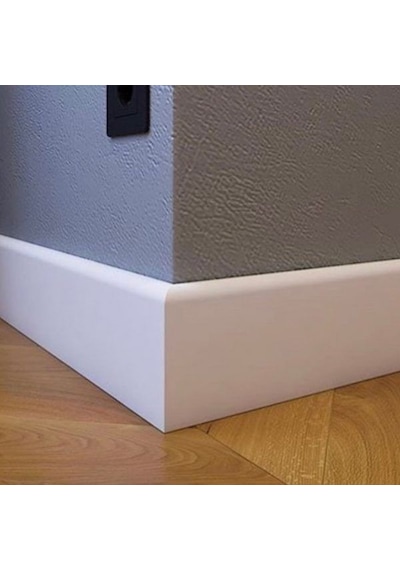 Yalı Serisi Lake Beyaz T Model 10cm Pvc Süpürgelik