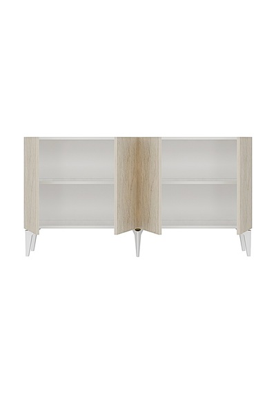 Ka1525bt Lipa Konsol Ve Tv Sehpası Beyaz-traverten 150cm