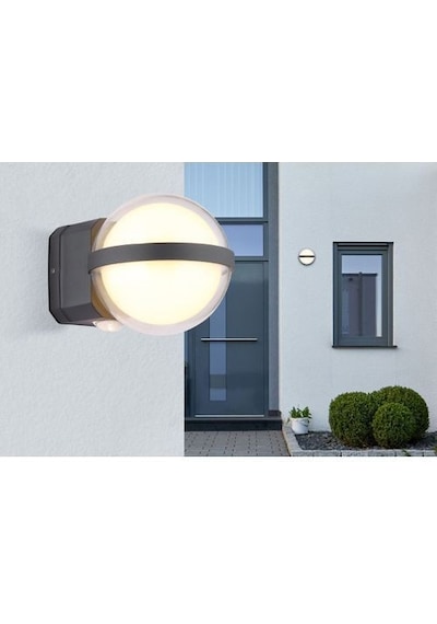 Elektrikle Çalışır, Modern Tasarım Bahçe, Balkon, Teras Armatürü, 12 Watt Led Aplik, Çok Şık Armatür Gün Işığı
