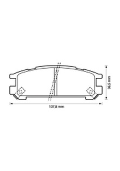 Arka Balata Impreza Legacy - Mga-55424 - 26296aa062