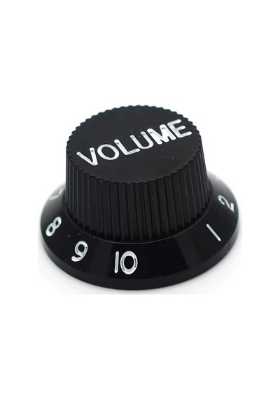 Elektro Gitar Potans Düğme Başlığı Pot Düğmesi Ton + Ses 3'lü Siyah/beyaz