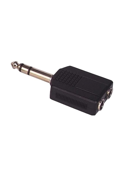 Ayt 6.3 Mm Stereo Erkek 6.3 Mm Stereo Dişi X 2 Çevirici Jack