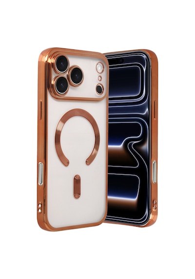 Apple İphone 17 Pro Uyumlu Kross Magneticsafe Kapak - Turuncu