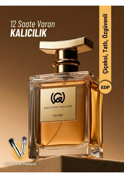 Veloria Kadın Parfüm Edp Çiçeksi Tatlı, Özgüvenli, Vanilya, Lavanta, Yasemin