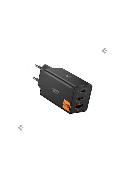 Spigen 67w Usb-c + Usb-a 3 Port Hızlı Şarj Aleti Pps 3.0 Super Hızlı Şarj Gan Pro Isı Düşürücü Güç Adaptörü Ach09458 Siyah Spigen 67w Usb-c + Usb-a 3 Port Hızlı Şarj Aleti Pps 3.0 Super Hızlı Şarj Gan Pro Isı Düşürücü Güç Adaptörü Ach09458 Siyah