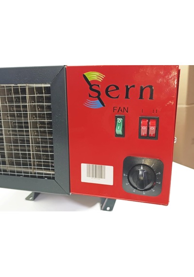 Sern Fı 30 Elektrikli Fanlı Isıtıcı 30kw 380v 2 Kademeli Termostatlı