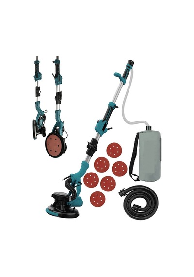 Prohummer Ph345 Alçıpan Duvar Zımpara Makinası Ledli Toz Emmeli