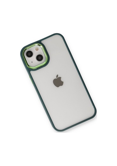Apple iPhone Uyumlu  14 Plus Uyumlu Kılıf Dora Kapak - Haki Yeşil