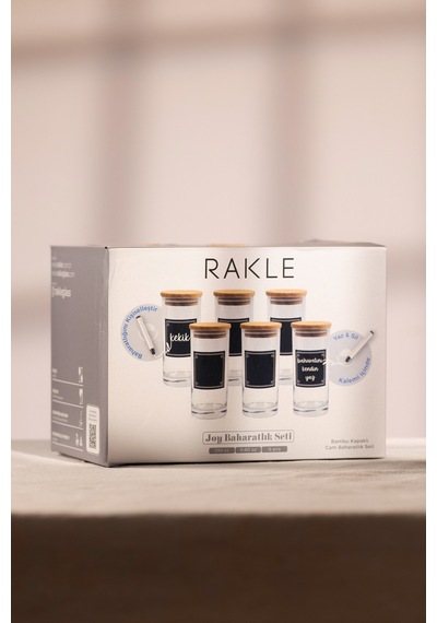 Rakle Joy 6'lı Baharatlık Seti 290 Cc Renkli