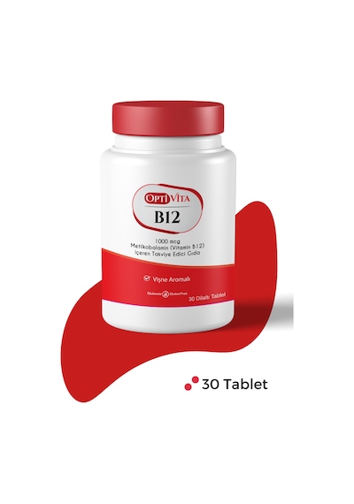 Optivita Vitamin B12 30 Dilaltı Tablet