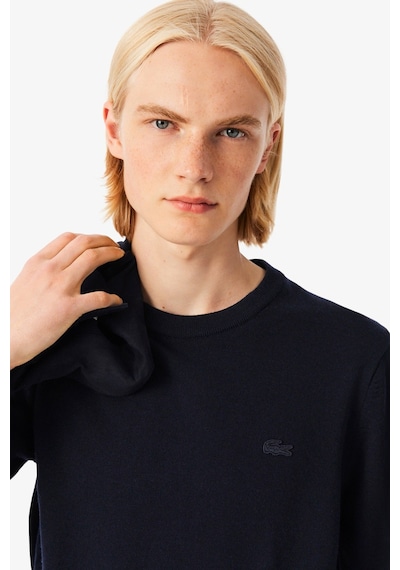 Lacoste Men's Regular Fit Crew Neck Merino Wool Sweater Bisiklet Yaka Merino Yünlü Kazak Lacivert Lacıvert Lacoste Men's Regular Fit Crew Neck Merino Wool Sweater Bisiklet Yaka Merino Yünlü Kazak Lacivert Lacıvert