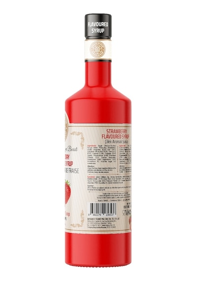 Sirius Premium Çilek Fındık Nane Aromalı Şurup 3 x 700 ML