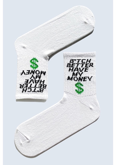 Carnaval Socks 7'li Kudurtan Yazılı Desenli Renkli Tasarım Çorap Set 1043 Renkli