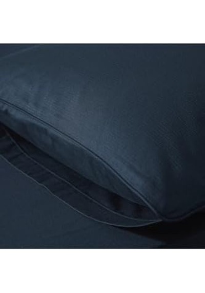 Yüzde Yüz Pamuk Percale Nevresim Seti 200x220 Cm Lacivert - Pure Serisi 0