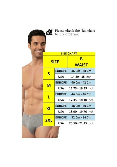 Tezzgelsin Erkek %100 Pamuklu 3'lü Penye Slip Külot Beyaz