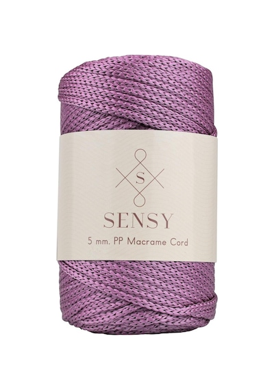 5 Mm - 400 Gr Polyester Makrome Ipi Mürdüm 95 M Polyester Makrome Ip Supla Ip Ve Çanta Ipliği