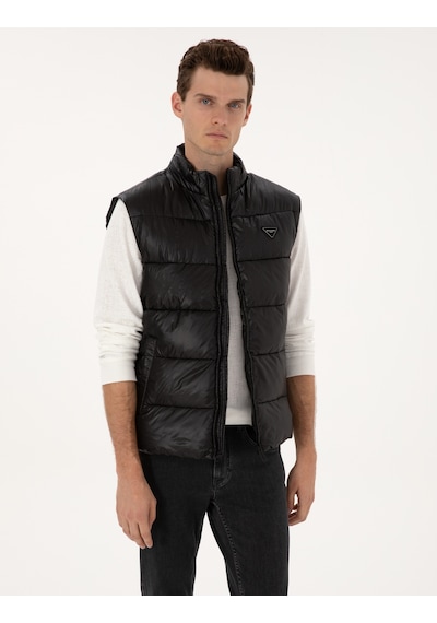 Pierre Cardin Erkek Siyah Mont Yelek 50313940-vr046 Siyah