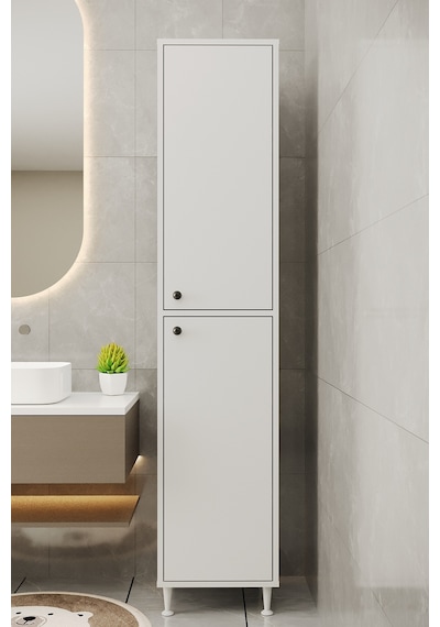 Aeka Ae-2027 Lina 2 Kapaklı Çok Amaçlı Dolap 40x180 Cm Raflı Dar Yüksek Boy Banyo Çok Bölmeli Depolama Dolabı Beyaz Aeka Ae-2027 Lina 2 Kapaklı Çok Amaçlı Dolap 40x180 Cm Raflı Dar Yüksek Boy Banyo Çok Bölmeli Depolama Dolabı Beyaz