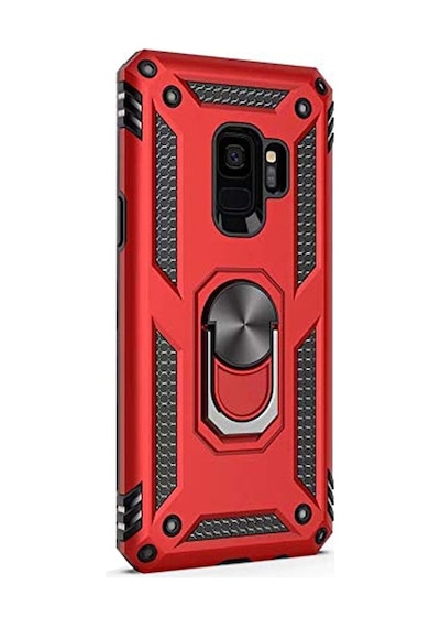 Teleplus Samsung Galaxy Uyumlu S9 Plus Kılıf Vega Standlı Yüzüklü Mıknatıslı