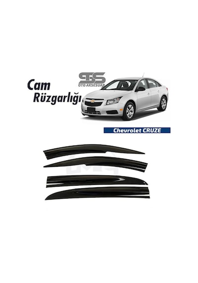 Cam Rüzgarlığı Chevrolet Cruze Mügen Tip Piano Black