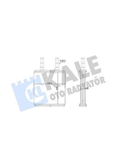 Kale-radyator Kalorifer Radyatörü Hyundaı Getz 1.5l D4fa 06-09 - Aleminyum 352110 972211c000