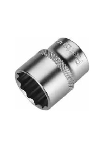 Retta 1/2" 12 Köşe Yıldız Kısa Lokma 15 Mm Ryl1215 Antrasit - Gri