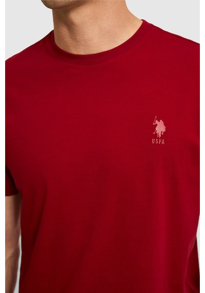 U.s. Polo Assn. Erkek Bordo Tişört Basic 50326953-vr014
