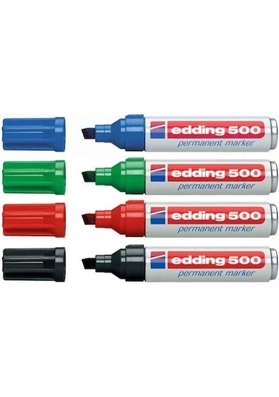 Edding 500 Kesik Uçlu Permanent Markör Kalem 2-7mm