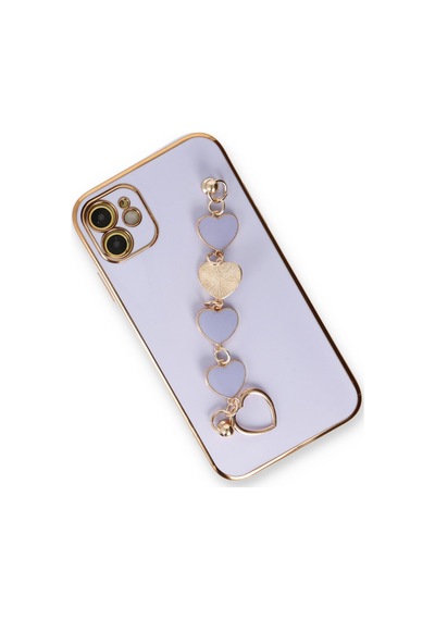 Newface - 3 - İphone 11 Kılıf Esila Silikon - Edntrend - - Lila