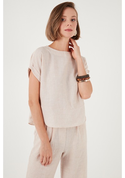 Lela Regular Fit Bol Paça Bayan Takım 67045982S4 Krem
