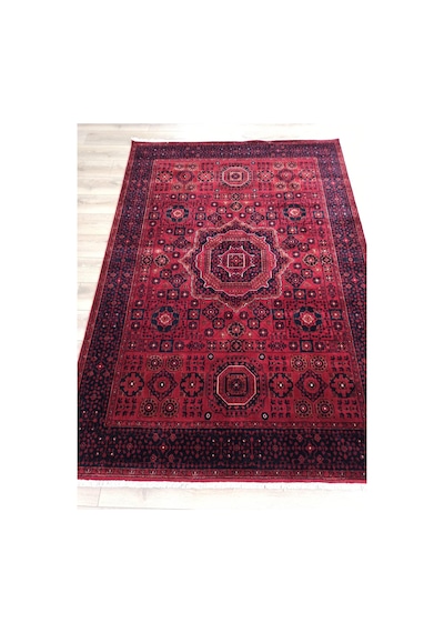 Çam Halı Bambos Plus 903 Kırmızı Yün Ve Bambu İle Özel Tezgahlarda Üretilen Afgan Halısı Desenli El Emeği Modern Uşak Halısı Kırmızı Çam Halı Bambos Plus 903 Kırmızı Yün Ve Bambu İle Özel Tezgahlarda Üretilen Afgan Halısı Desenli El Emeği Modern Uşak Halısı Kırmızı